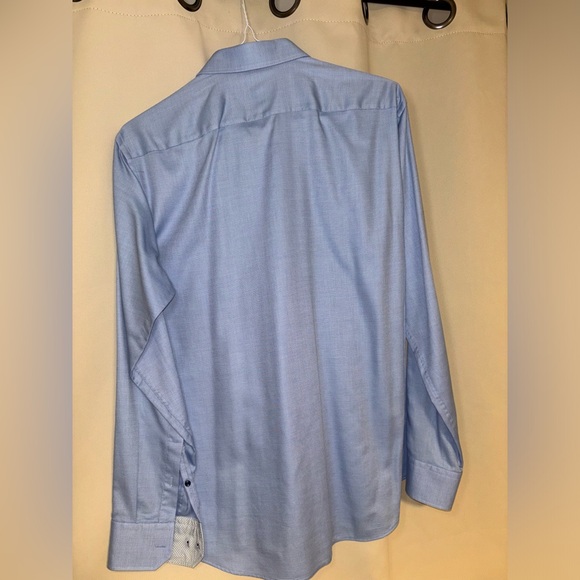 REGULAR-FIT SHIRT IN EASY-IRON COTTON POPLIN - Picture 6 of 6